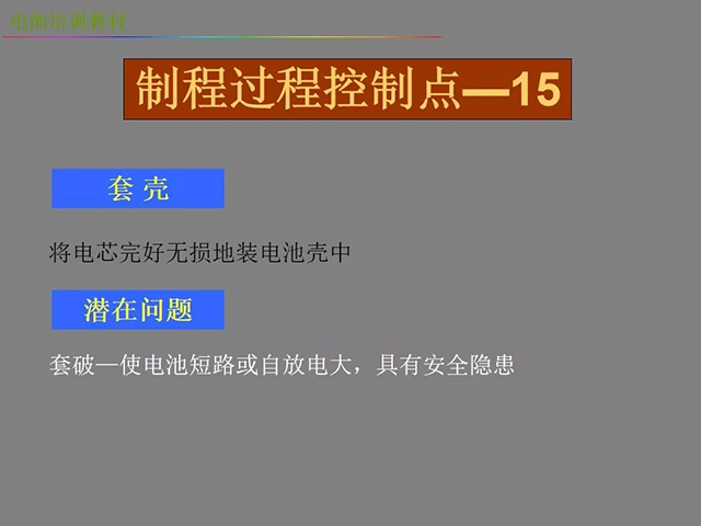 鋰電池廠家詳解:鋰電池生產(chǎn)工藝注意問題(圖)